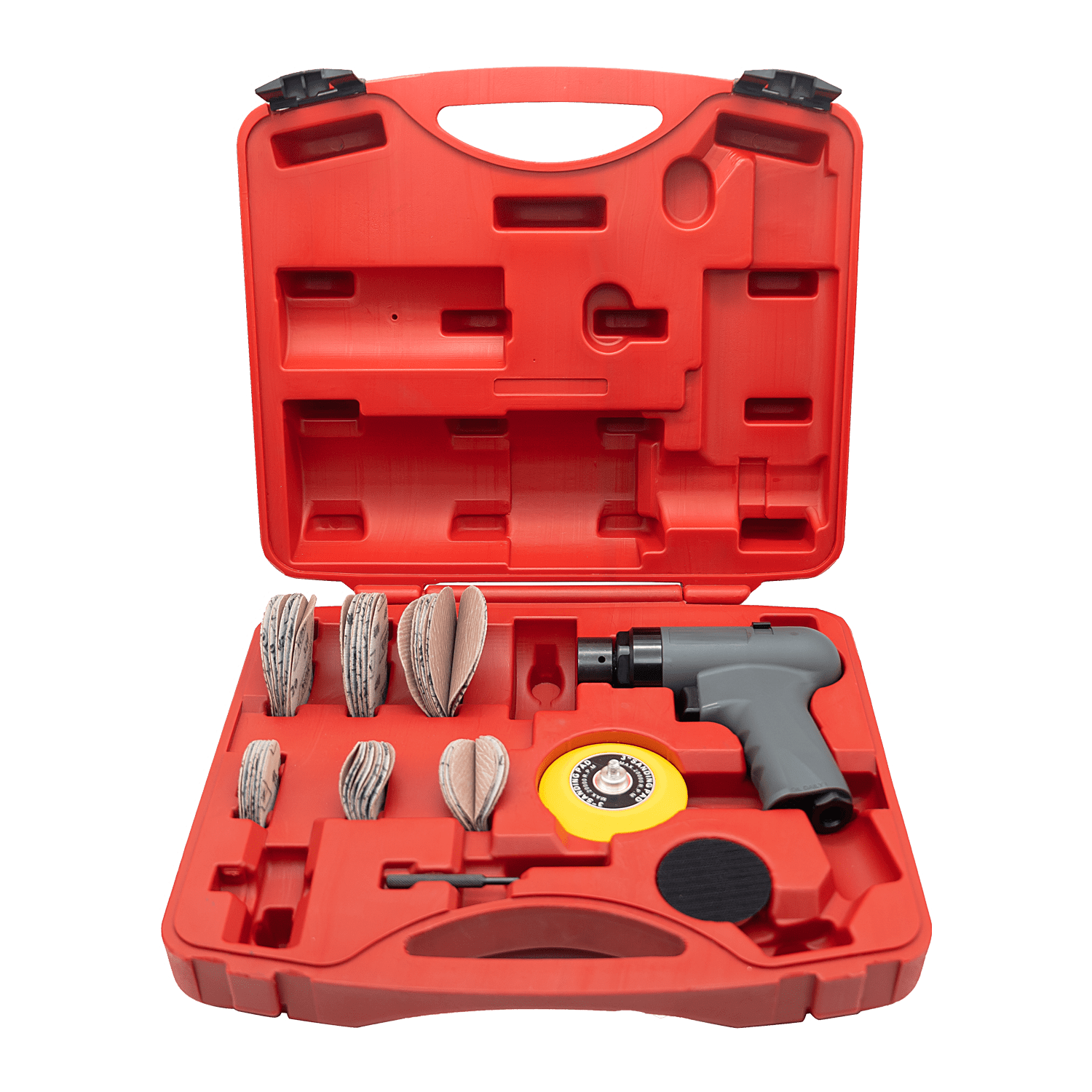 HaurYueh 63 piece mini dual action sander kit